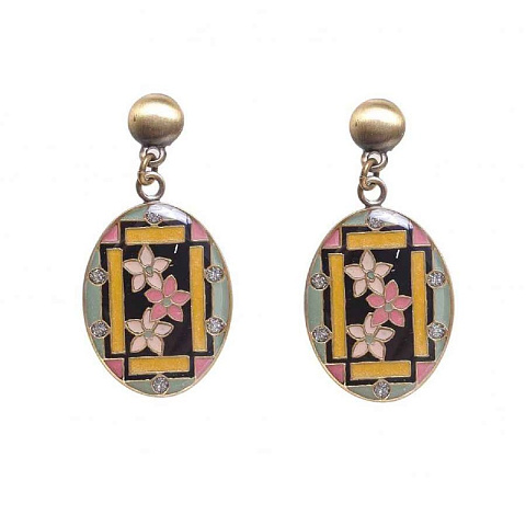 Серьги Незабудки Clara Bijoux A75779 BR