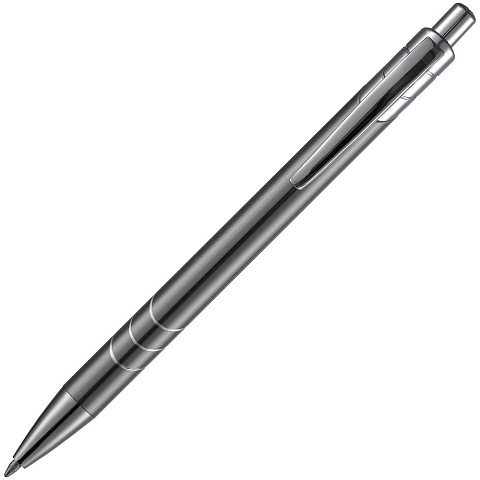 Ручка шариковая Underton Metallic, серая - рис 5.