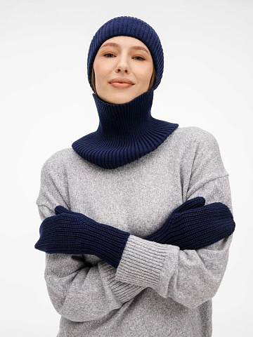 Шапка Catch Match, темно-синяя - рис 10.