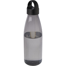 Bergen бутылка для воды объемом 800 мл из переработанной пластмассы, сплошной черный