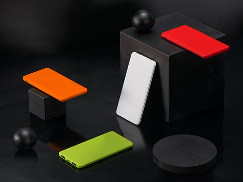 Портативное зарядное устройство Reserve с USB Type-C, 5000 mAh, черный - рис 9.