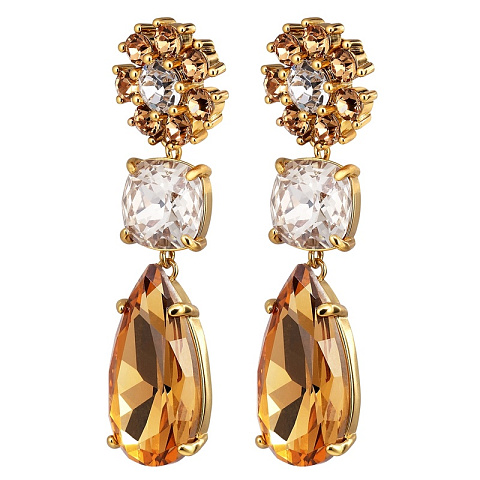 Серьги MISIA SG GOLDEN Dyrberg Kern 460512 - рис 3.