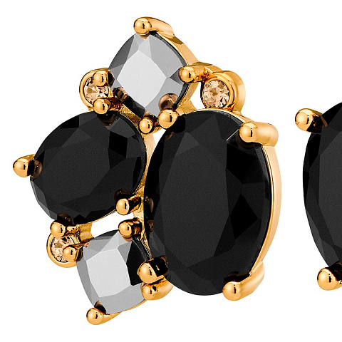Серьги EMMA SG BLACK Dyrberg Kern 450112 - рис 3.