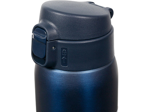 Термокружка Relaxika 701 (0,48 литра), синяя (без лого) - рис 9.