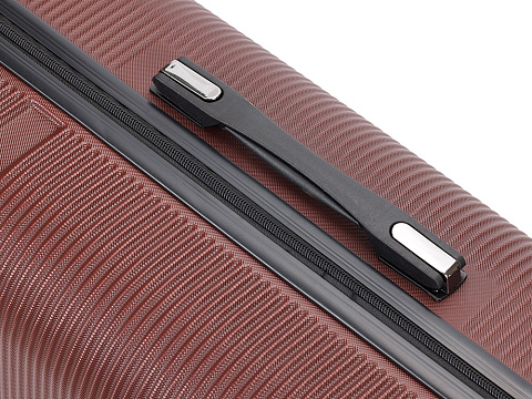 Чемодан TORBER Onego, бордовый, ABS-пластик, 79,5 х 51 х 29 см, 103 л - рис 9.