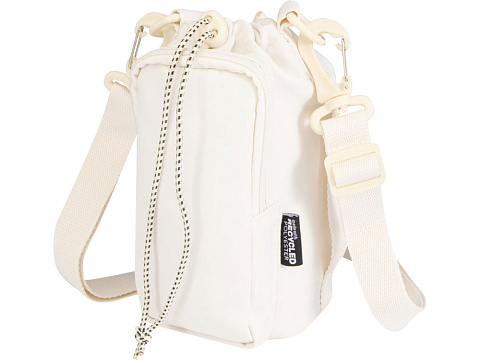 Трип Эви дорожная сумка для бутылок из переработанного материала объемом 2 л, кремовый - рис 4.