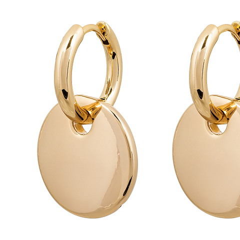 Серьги gold coin Mason ACE28333-01 G - рис 3.
