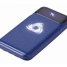 Внешний беспроводной аккумулятор c QC/PD Арти, 10000 mAh, темно-синий