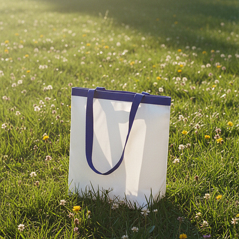 Сумка для покупок YUUGEN 283 г/м², синий - рис 10.