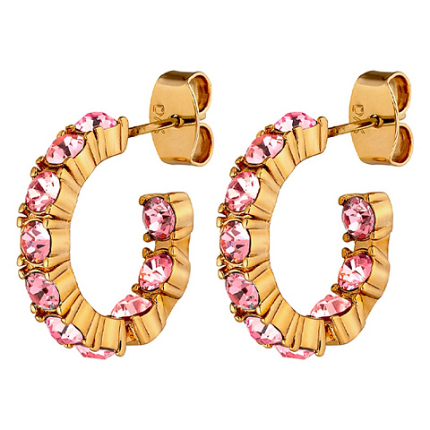 Серьги RAQUEL SG LIGHT ROSE Dyrberg Kern 460063 - рис 4.