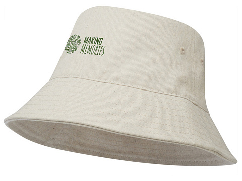 Панама Wicklow из переработанного материала - Oatmeal - рис 4.