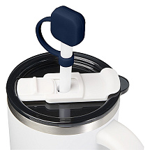 Sip/Сип силиконовая крышка для трубочки - темно-синий