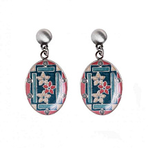 Серьги Незабудки Clara Bijoux A75773-3 G