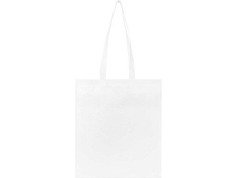 Экосил эко-сумка для конференций из нетканого материала, переработанного по стандарту GRS, объемом 6 л, белый - рис 3.