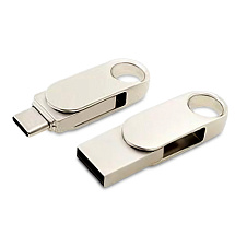 Флешка Uranium на 32 Гб, серебристый