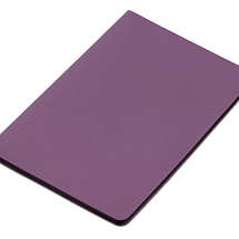Блокнот Audrey А5 на сшивке в гибкой обложке софт-тач, фиолетовый
