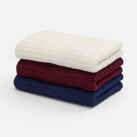 Плед Knitline, белый (молочный) - рис 8.