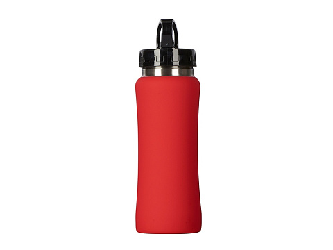 Бутылка для воды Bottle C1, сталь, soft touch, 600 мл, красный - рис 3.