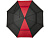 Джефф 30-дюймовый ветрозащитный зонт-трость, красный/черный - миниатюра - рис 2.