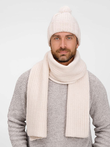 Шарф Frissonelle, жемчужно-белый - рис 8.