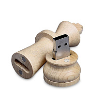 Флешка Ферзь на 64 Гб, натуральный