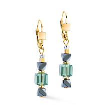Серьги Green-Turquoise Coeur de Lion 4243/20-0506