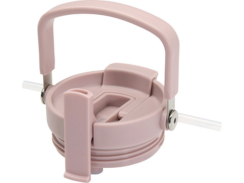 Термостакан Bronx/Бронкс объемом 900 мл из меди и переработанной нержавеющей стали, сертифицированной по стандарту RCS, с вакуумной изоляцией и крышкой с двойной функцией - Пыльно-розовый - рис 6.