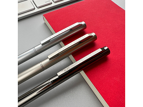 Ручка шариковая автоматическая BrunoVisconti® PALERMO цвет корпуса серебряный, 0.7 мм - рис 5.