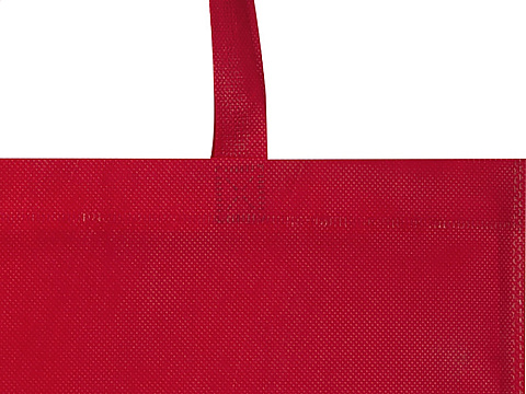 Экосил эко-сумка для конференций из нетканого материала, переработанного по стандарту GRS, объемом 6 л, красный - рис 4.