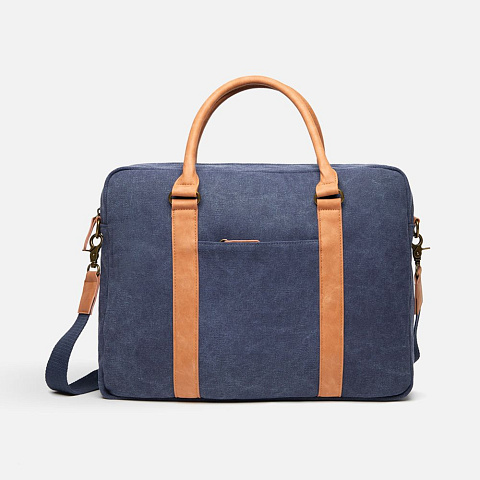 Сумка для ноутбука Bosler, синяя - рис 3.