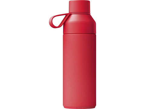 Бутылка для воды Ocean Bottle объемом 500 мл с вакуумной изоляцией, красный - рис 2.