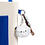 Брелок Овечка, белый - миниатюра - рис 3.