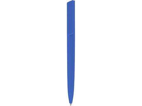 Ручка пластиковая шариковая Taper Solid, матовый синий - рис 2.