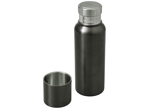 Вакуумный термос c магнитной крышкой Magne, 500 мл, темно-серый - рис 5.