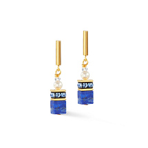 Серьги Blue-Gold Coeur de Lion *5086/21-0716