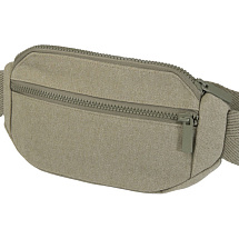 Кресент сумка через плечо Aware™ плотностью 500 г/м² из переработанного материала, зеленый