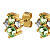 Серьги BILLIS  SG LIGHT GREEN - миниатюра - рис 3.