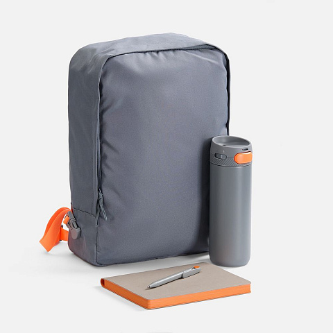 Набор Flexpen Travel, серый с оранжевым - рис 2.