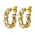 Серьги TAMARIN SG GOLDEN Dyrberg Kern 470015 - миниатюра - рис 3.