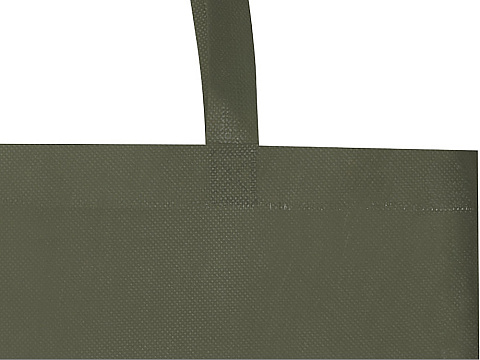 Экосил эко-сумка с ластовицей из нетканого материала, переработанного по стандарту GRS, объемом 12 л, зеленый лесной - рис 4.