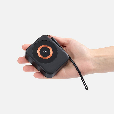 Набор для ухода за гаджетами с беспроводной зарядкой Rules, черный - рис 6.