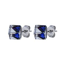 Пусеты Crystal Blue Fiore Luna SWE0127/2 B S