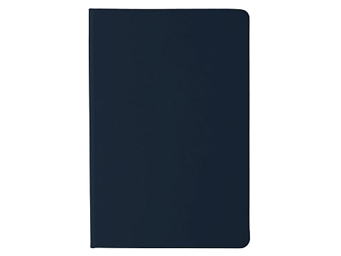 Блокнот в твердой обложке A5 Виспи в клетку, темно-синий - рис 2.