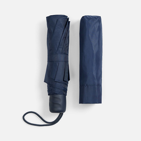 Зонт складной Basic, ver.2, темно-синий - рис 8.