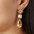 Серьги MISIA SG GOLDEN Dyrberg Kern 460512 - миниатюра - рис 2.