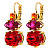 Серьги PARSANA SG RED / PINK Dyrberg Kern 470065 - миниатюра - рис 4.