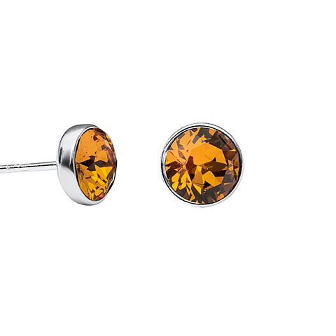 Пусеты Topaz Fiore Luna SWE297 TZ S - рис 2.