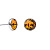 Пусеты Topaz Fiore Luna SWE297 TZ S - миниатюра - рис 2.