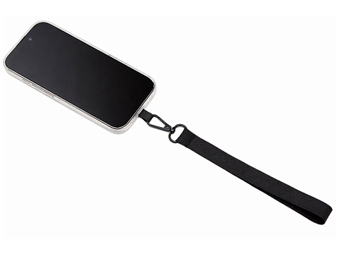 Ремешок на руку для телефона Рист, черный - рис 4.