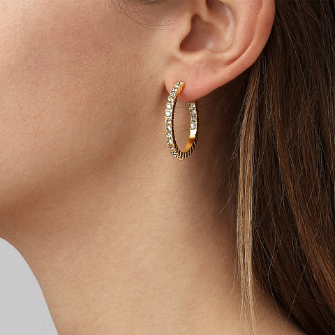 Серьги PINA SG GOLDEN Dyrberg Kern 480048 - рис 3.